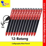 【12-PCS】 KIJO 1.8mm Calligraphy Khat Mechanical Pencil #8685 #Jawi #khat-nasakh #1.8mm